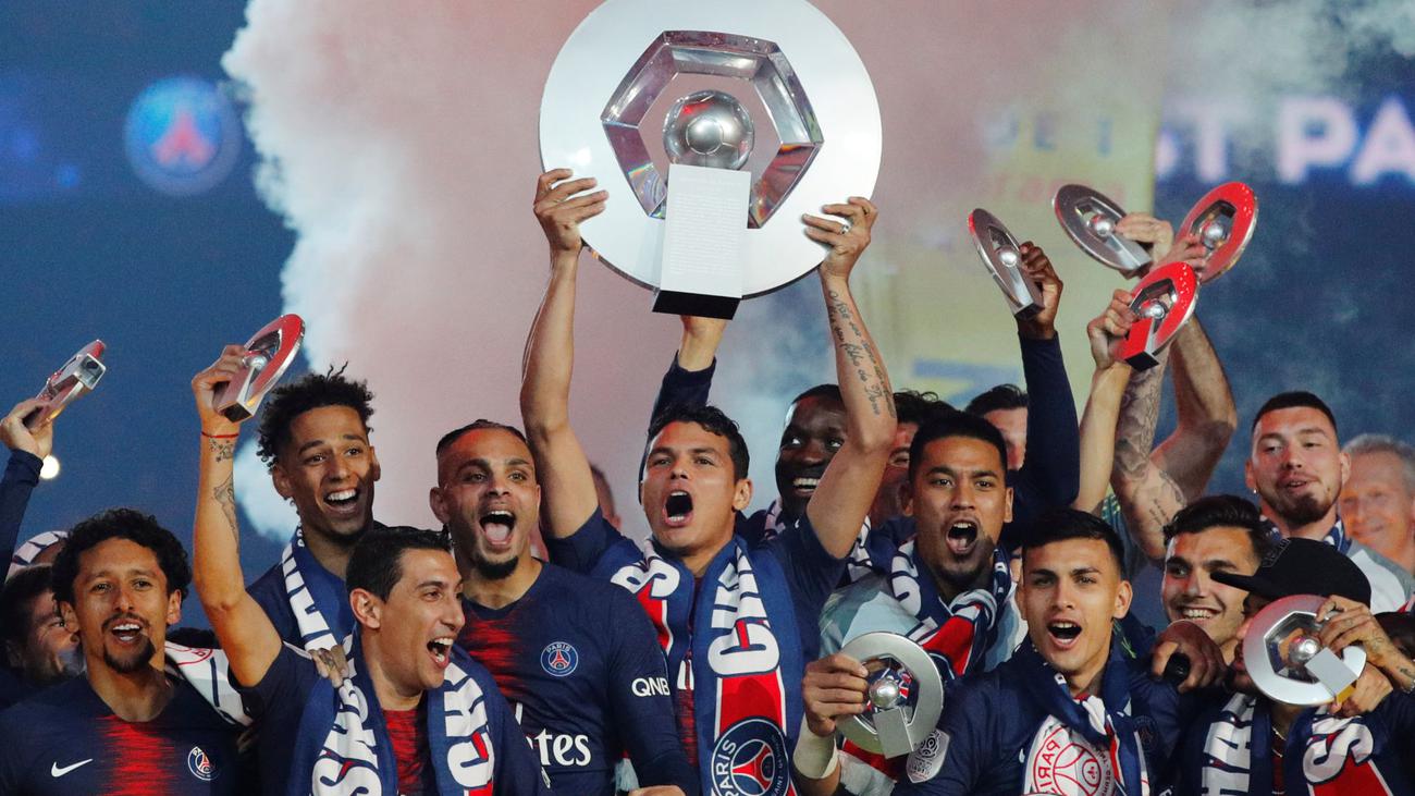 Paris SaintGermain crowned French champions, as the season is over