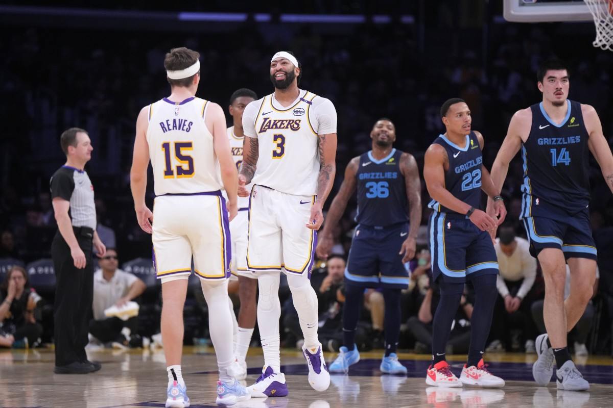 Anthony Davis and Austin Reaves in Lakers' win against the Memphis Grizzlies