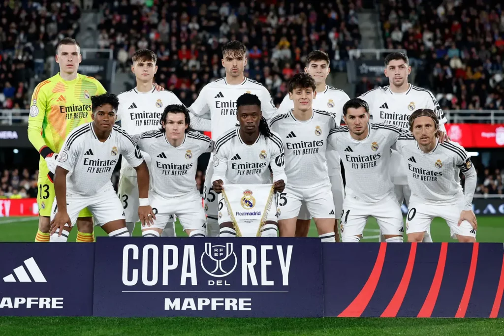 Real Madrid starting line-up against Deportiva Minera