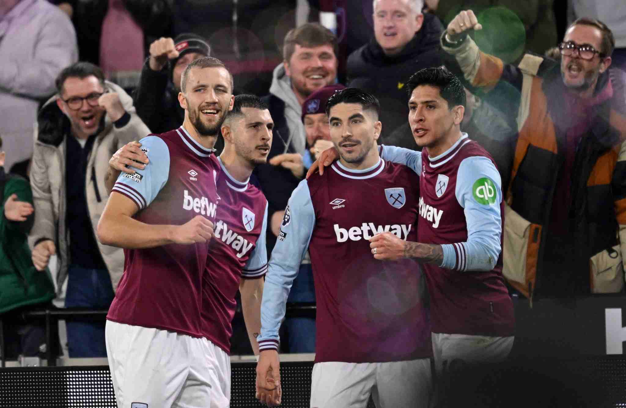 Carlos Soler has just put West Ham 1-0 up against Fulham