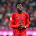 Bayern Munich's left-back Alphonso Davies