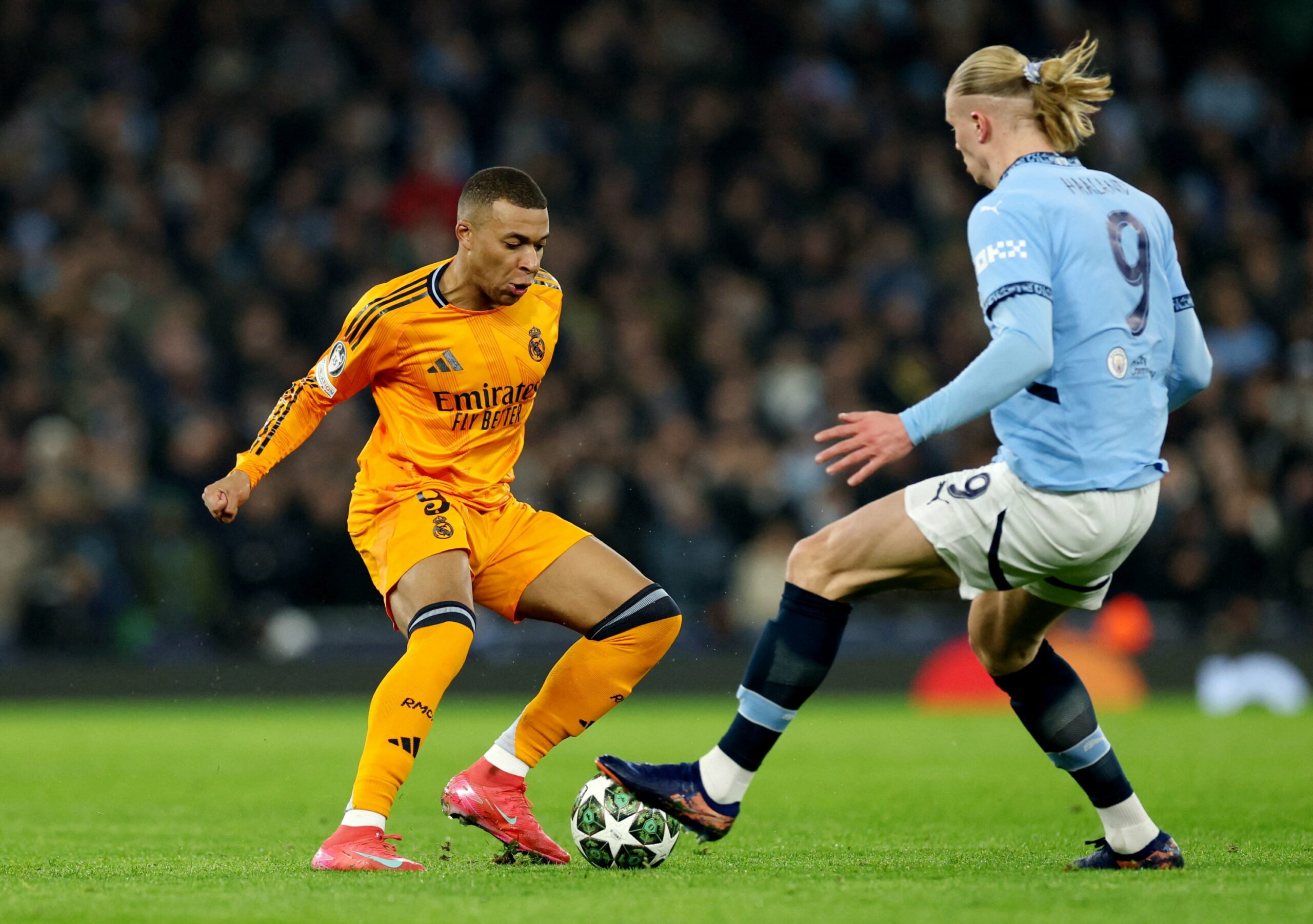 Kylian Mbappe and Erling Haaland