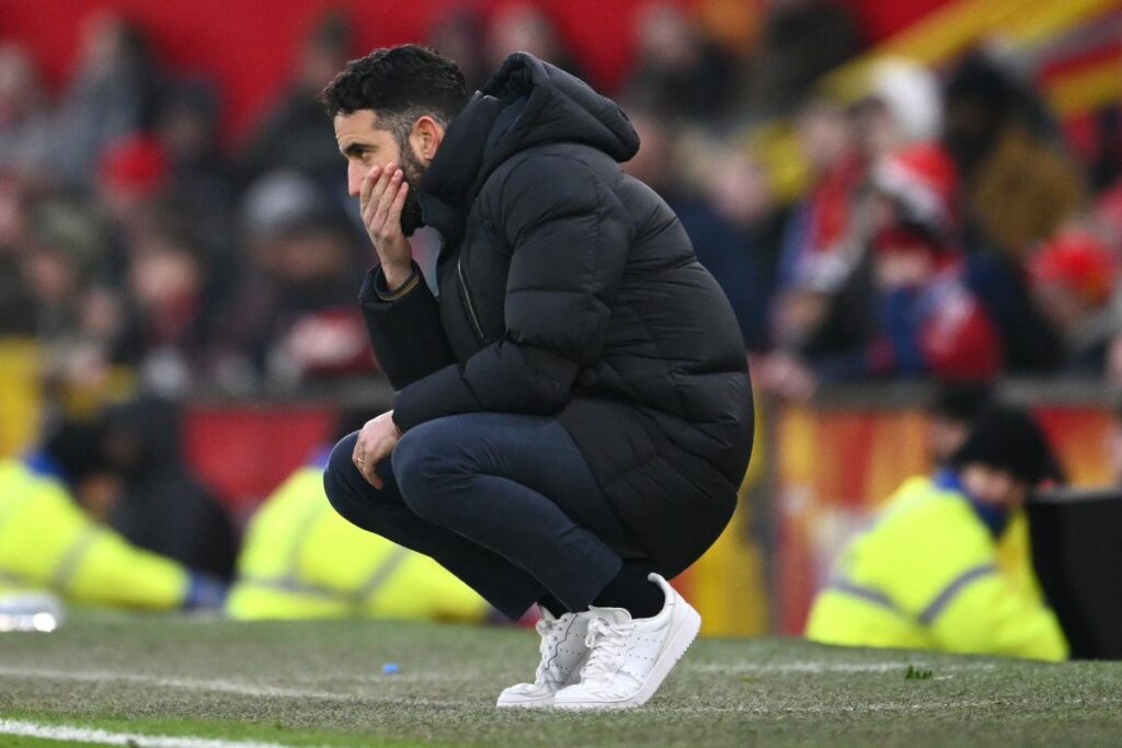 Manchester United's manager Ruben Amorim