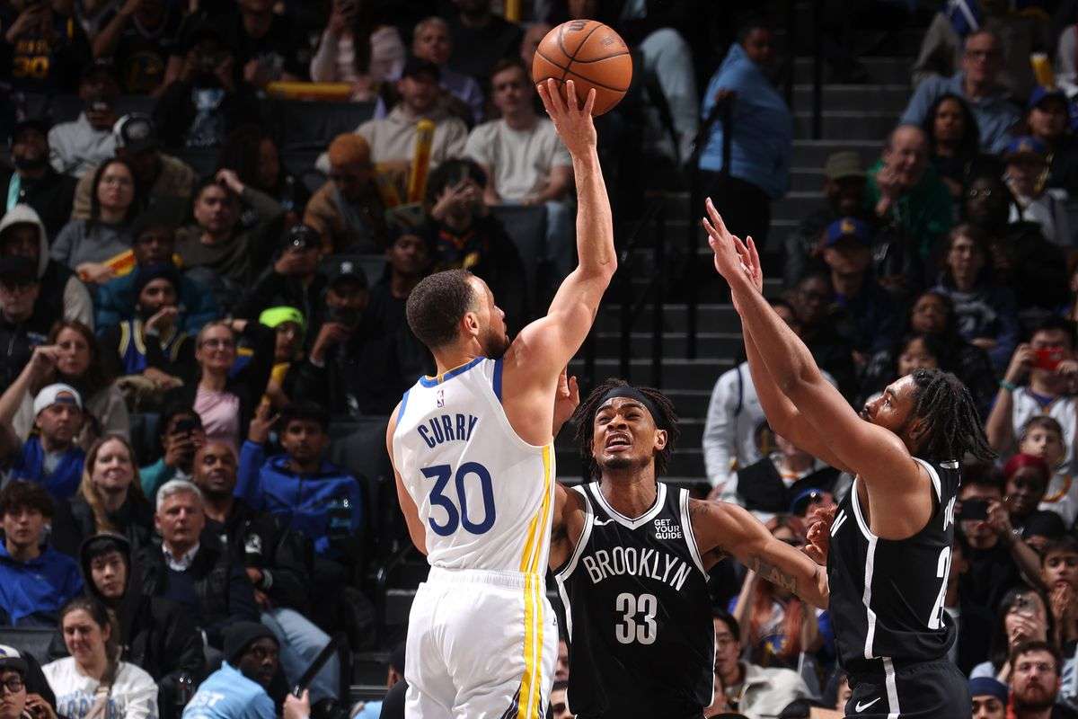 Steph Curry scores 40 as Warriors complete comeback win over Nets ...